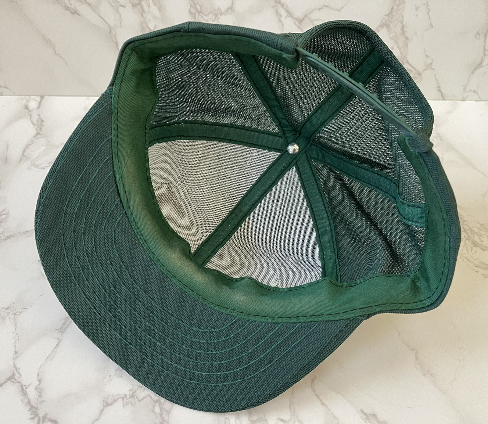 VTG Interstate Batteries Patch Green Snapback Swi… - image 6