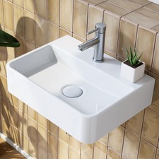 Kompakt Design Hängewaschbecken Badzimmer Hänge Waschbecken Aufsatz Waschtisch