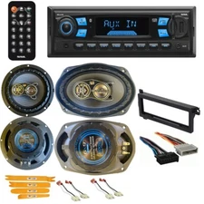 Bluetooth Car Stereo MP3 AM/FM & 4 Door Speakers for1994-2001 Dodge RAM 1500