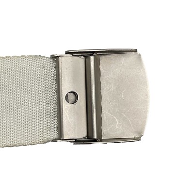 CHANEL - Vintage 99S 1999 Logo Adjustable Nylon Web - White  display picture 2