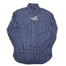 Polo Ralph Lauren Button Down Shirt Men Small Classic Blue Plaid Long Sleeve NWT
