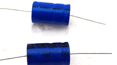 NEW Vishay MAL212018471E3 470 µF 63 V Aluminum Electrolytic Capacitors Axial,