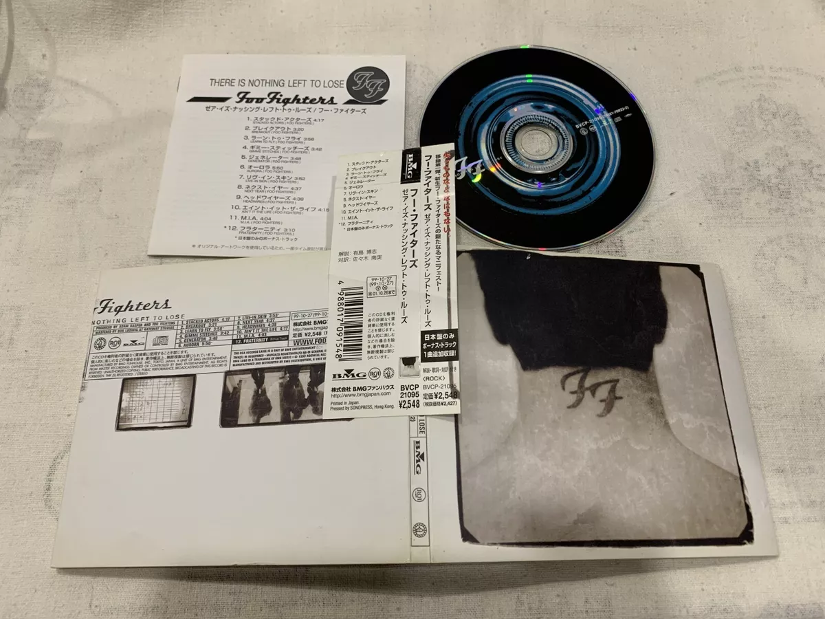 Foo Fighters ‎- There Is Nothing Left To Lose Japan DIGI CD OBI (BVCP-21095)