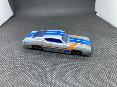 Hot Wheels - '69 Ford Gran Torino Talladega silber - Diecast - Maßstab 1:64 - GEBRAUCHT