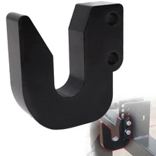 Upgrated Top Hook for Harbor Freight Quick Hitch Cat 1 Black Powder Coated Steel