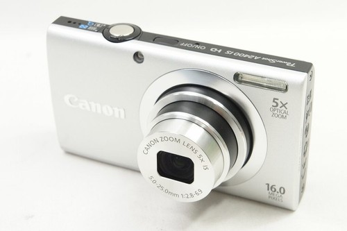 "Mint" Canon PowerShot A2400 IS 16.0MP Compact Digital Camera Silver #250419m - Picture 2 of 10