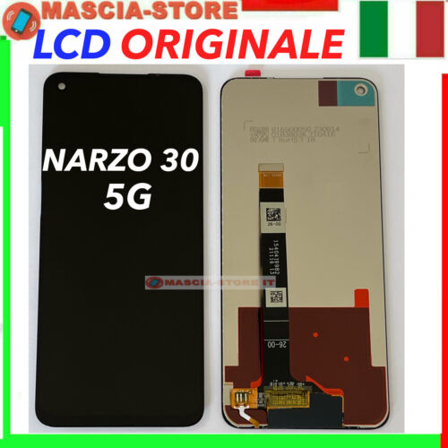DISPLAY OPPO REALME NARZO 30 5G RMX3242 VETRO SCHERMO LCD + TOUCH SCREEN PER - Picture 1 of 1