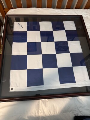 Secretariat Meadow Stable Flag Signed by Penny Chenery