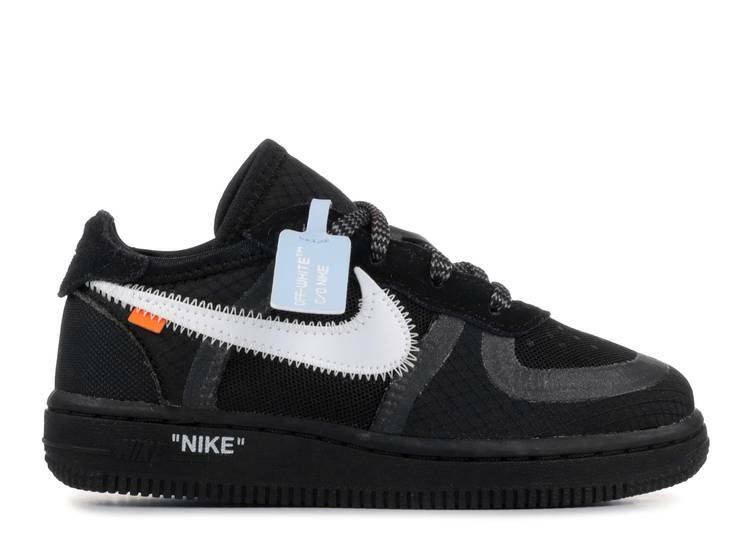 OFF WHITE X NIKE Nike Air Force 1 TD Nero Bianco Cono Nero