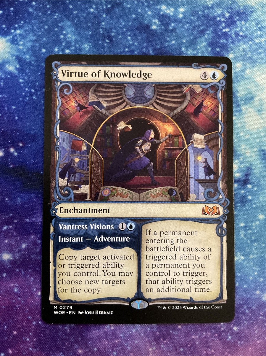 MTG Virtue of Knowledge Showcase x1 NM Wilds of Eldraine | eBay