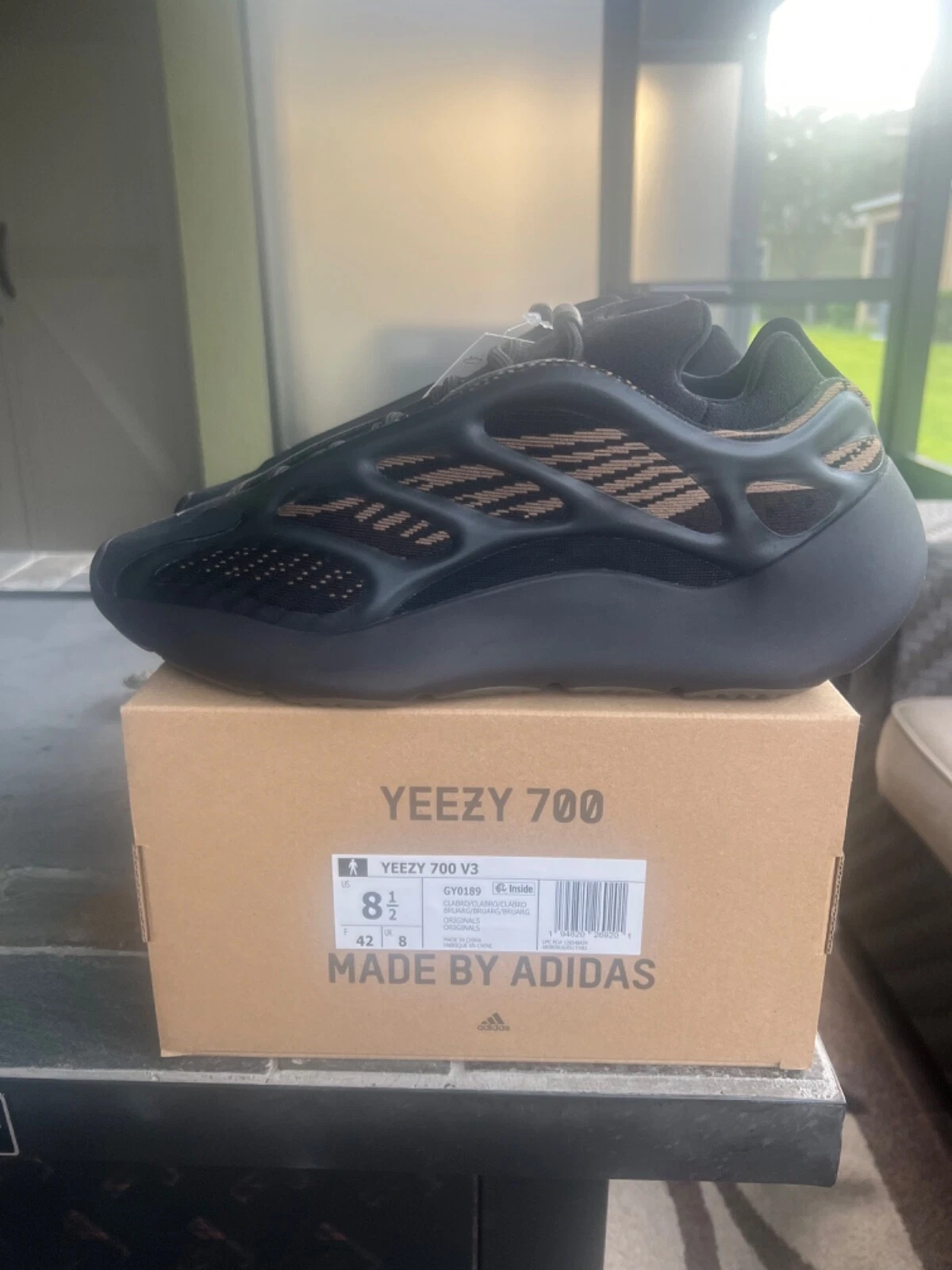 Adidas Yeezy 700 V3 Clay Brown nuove con scatola taglia 8 5 Jumpman Jordan