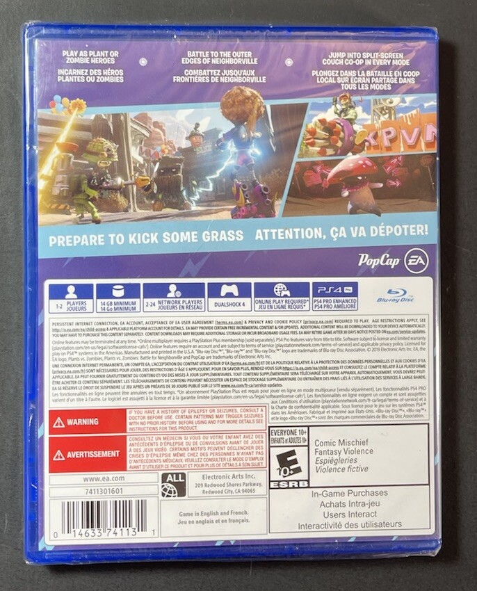 Plants vs Zombies [ Battle for Neighborville ] (PS4) NEW | eBay