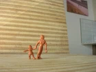 Marx Vintage Super Circus Playset MOTHER DAUGHTER 1950's Originals Toy RBR