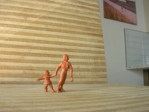 Marx Vintage Super Circus Playset MOTHER DAUGHTER 1950's Originals Toy RBR