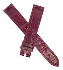 Chopard 15mm x 14mm Burgundy Alligator Leather Watch Band Strap B0207-0144