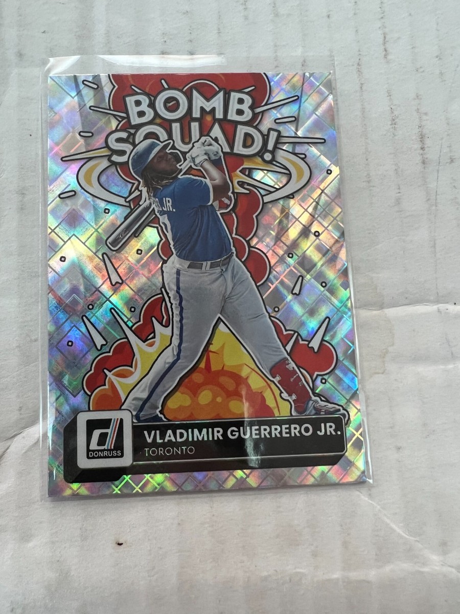 サイバーコップ軍　ビューティハリー　ファイターひも丸　カード Vladimir Guerrero Jr. 2022 Donruss Bomb Squad! Diamond Parallel