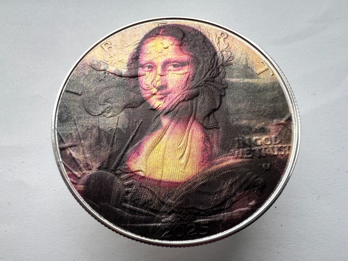Mona Lisa - Da Vinci - American Silver Eagle 1oz .999 Silver