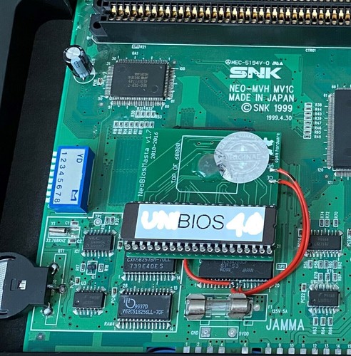 NEO GEO MV1B MV1C Adapter NeoBiosMasta NeoDiag Unibios NEOGEO MVS + EPROM - Picture 3 of 3