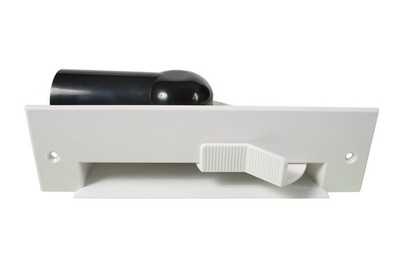 Central Vacuum Automatic Dustpan Sweep Inlet, White