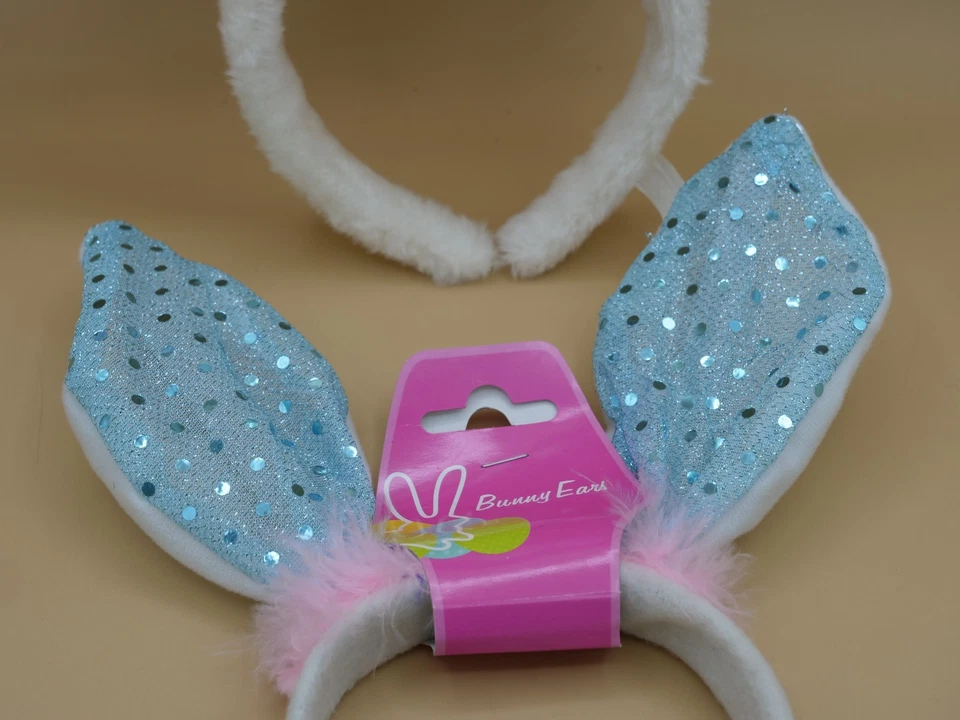 Lote de 2 diademas orejas de conejo de Pascua Foto 4 de 4