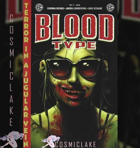 EC COMICS BLOOD TYPE #1 FRANQUIZ EXCLUSIVE VARIANT LTD 500  PREORDER 6/30 ☪