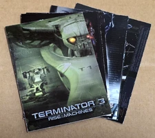 2003 Comic Images Terminator 3 Complete 6 Card The Skynet War Machine Insert Set
