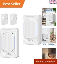 Compact 2 PCS Air Purifier with Negative Ion Technology - Perfect for Home Use