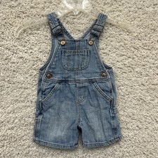 Levis Denim Overall 12M Months Toddler Blue Shortalls Jean Bib One Piece Boys