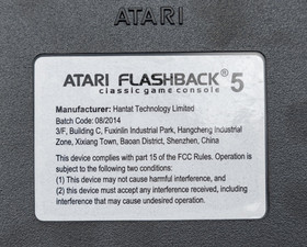 Atari Flashback 5 Classic Game Console + 2 Wireless Joystick Controllers & Cords