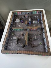 Painted Kill Zone Walls for War hammer Kill Team Scatter Terrain RP Minis