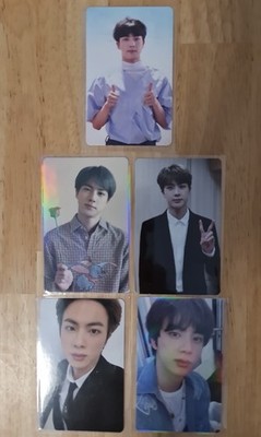 BTS Memories of 2017 2018 2019 2020 2021 DVD Photocard Jin Set Kpop SUPER RARE  