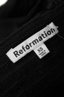 Reformation Women Cropped Off Shoulder Linen Blouse Black Size XS — photo 6