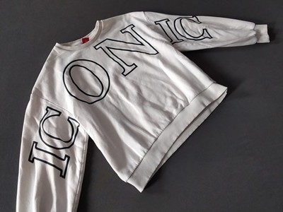 S.Oliver Iconic Mädchen Sweatshirt 152 TOP cropped Pullover Schrift oversized