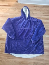 The Comfy Original Microfiber Sherpa Wearable Blanket w/ Hood & Pocket One Size