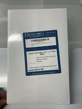 Printable Name Tent Cards 80plb Cover - 100 Pack  3 1/2 X 11 White #52975-100