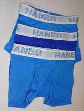 Lot of 3 Hanes Boys' SMALL X-Temp Boxer Brief Underwear