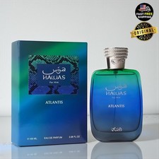 RASASI HAWAS ATLANTIS 3.4oz EDP FOR MEN  Made In U.A.E
