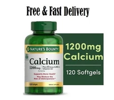 Nature'S Bounty Calcium 1200 Mg with Vitamin D3 - Bone Health Softgels, Calcium