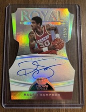 2019-20 Panini Crown Royal Ralph Sampson Auto On-Card /49