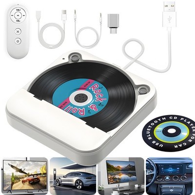 Auto CD Player Laufwerk mit USB-Anschluss - Extern Universal CD Player für Auto