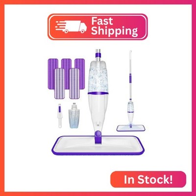Spray Mops for Floor Cleaning: Wet Dust Mops Refillable Hardwood Floor Mop