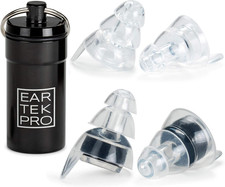 High-Fidelity Concert Earplugs Reusable Noise-Reduction Ear Plugs Set with Two S