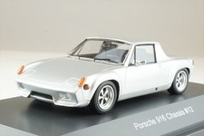 Schuco 1/43 Porsche 916 Chassis N12 1972 Silver Diecast Model