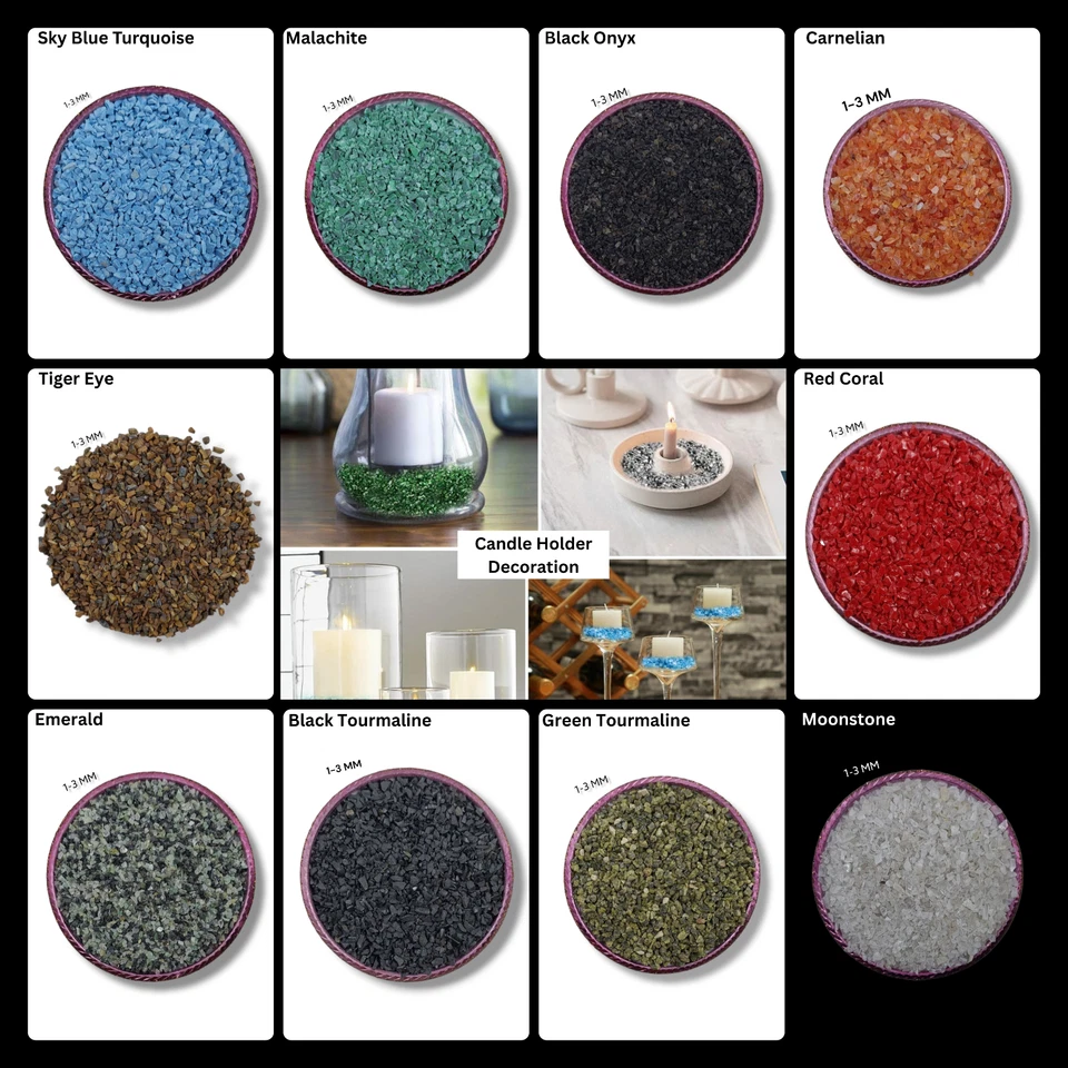 Zerkleinerter Edelstein grobes Pulver 75+ zerkleinert 1-3 mm für... - Bild 3 von 4