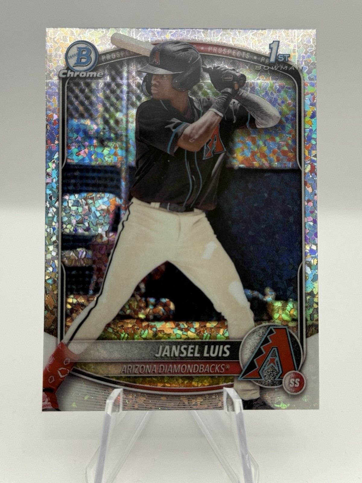 2025 Bowman Chrome Jansel Luis #BCP-84 1st Bowman Mini Diamond Refractor