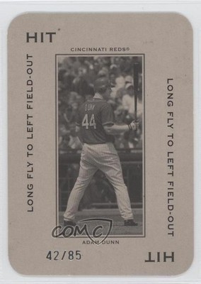 2005 Donruss Throwback Threads Polo Grounds 42/85 Adam Dunn #PG-74 3f5