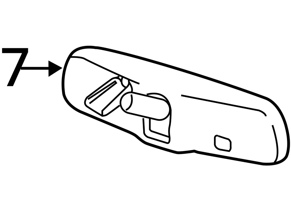 Espejo retrovisor compatible con 03-09 LEXUS GX470 2047509 Foto 4 de 4