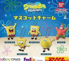 SpongeBob Mascotte Charm Set Completo di 5/Capsule Giocattolo NUOVO JP