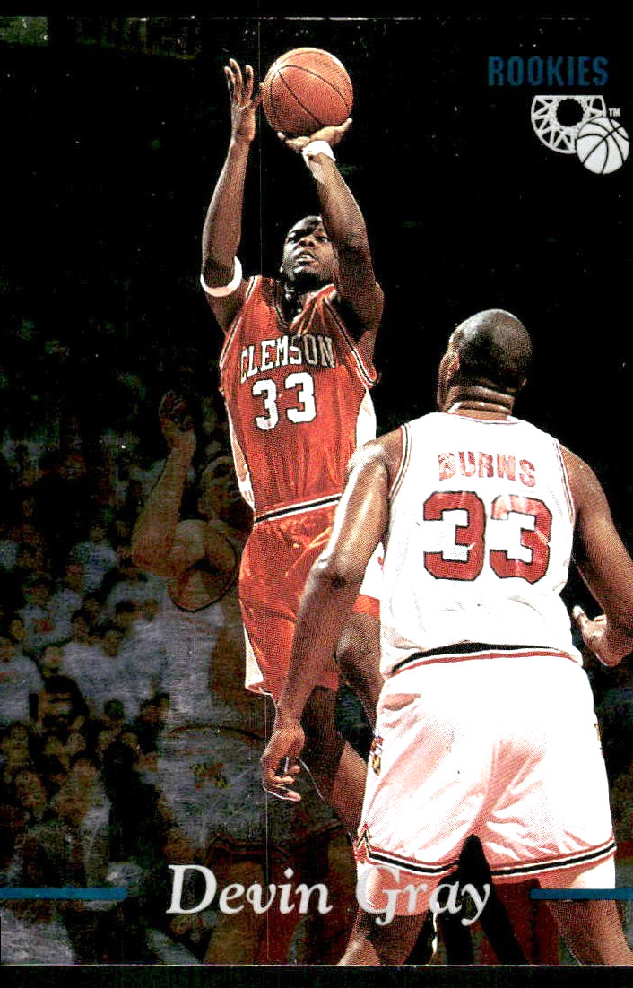 1995 Classic Foil #83 Devin Gray Rookie RC Clemson basketball card