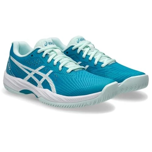 scarpe tennis asics GEL GAME 9 1042A211 Rady acciaio blu bianco 23.0